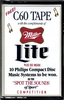 Compact Cassette Miller Lite 60 Type I Normal