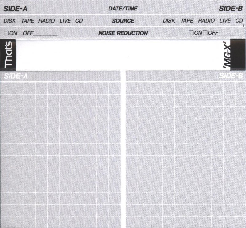 Compact Cassette Thats MG-X 90 Type IV Metal 1990 Europe