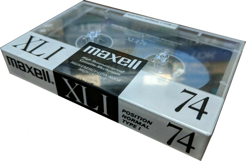Compact Cassette Maxell XLI 74 Type I Normal 1988 Japan