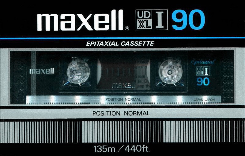 Compact Cassette Maxell UD XLI 90 Type I Normal 1982 USA