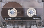 Compact Cassette Scotch CX 90 Type I Normal 1990 Worldwide