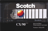 Compact Cassette Scotch CX 90 Type I Normal 1990 Worldwide
