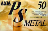 Compact Cassette AXIA PS-Metal 50 Type IV Metal 1993 Japan