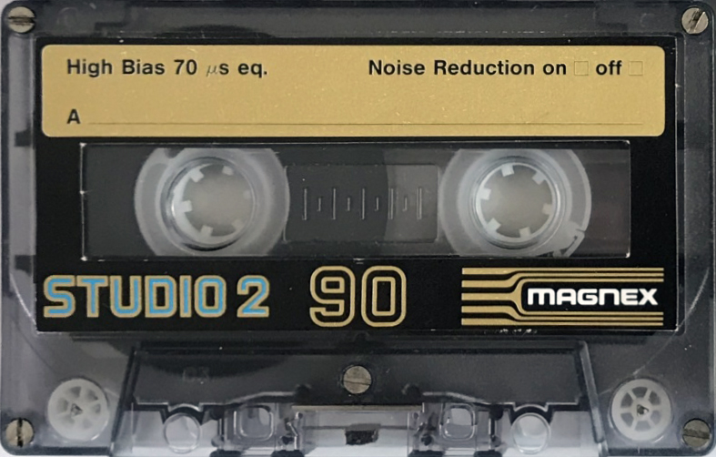 Compact Cassette Magnex Studio 2 90 Type II Chrome 1978 Europe