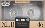 Compact Cassette Maxell XLII 46 Type II Chrome 1989 Japan