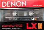Compact Cassette Denon LX 60 Type I Normal 1984 Europe
