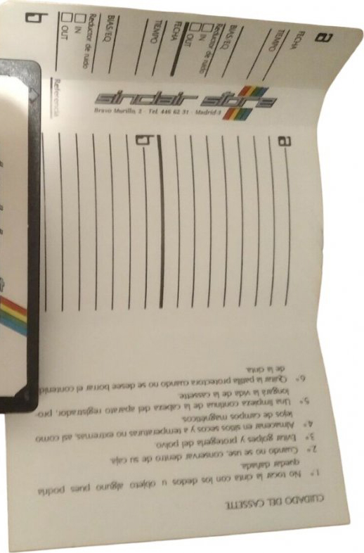 Compact Cassette Sinclair Store 16 Computer Cassette Spain