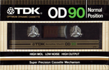 Compact Cassette TDK OD 90 Type I Normal 1982 Japan