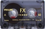 Compact Cassette Philips FX  Ferro 60 Type I Normal 1998 Europe