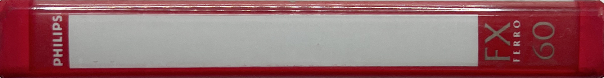 Compact Cassette Philips FX  Ferro 60 Type I Normal 1998 Europe