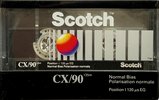 Compact Cassette Scotch CX 90 Type I Normal 1990 Worldwide