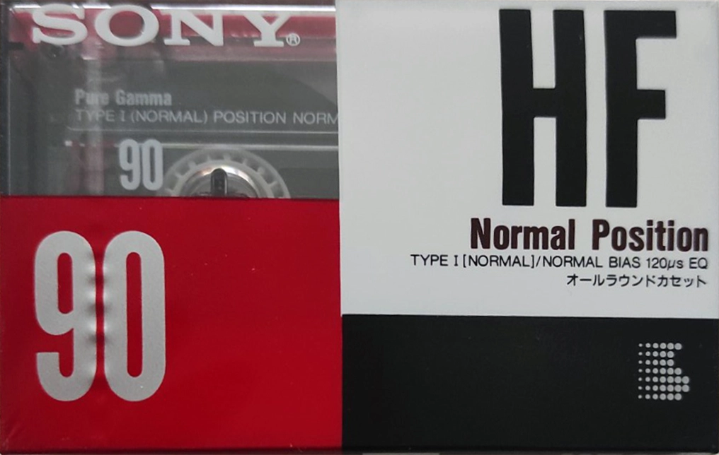 Compact Cassette Sony HF 90 Type I Normal 1991 Japan