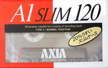 Compact Cassette AXIA A1 120 "A1S 120 Slim" Type I Normal 1991 Japan