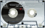 Compact Cassette AXIA A1 120 "A1S 120 Slim" Type I Normal 1991 Japan