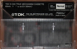 Compact Cassette TDK D 60 Type I Normal 1979 Japan