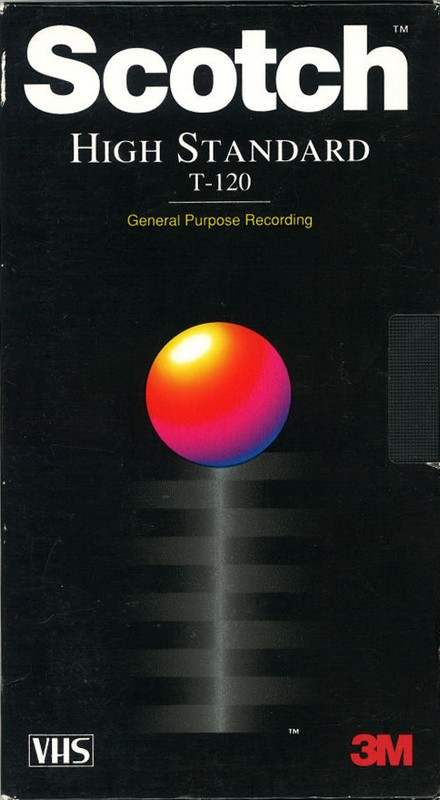 VHS, Video Home System Scotch High Standard 120 Type I Normal 1993 USA