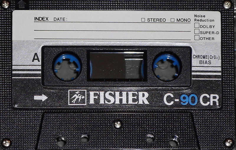 Compact Cassette Fisher CR 90 Type II Chrome 1982 USA