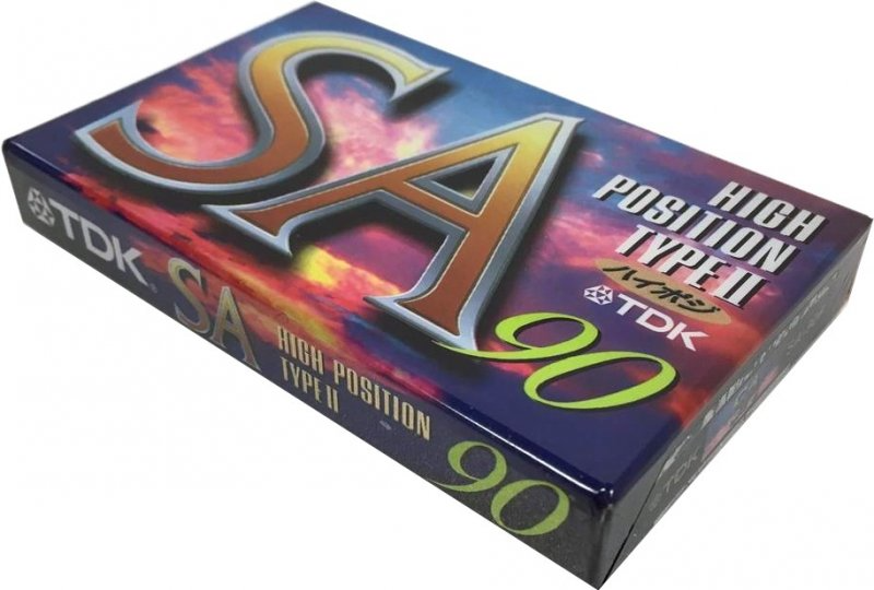 Compact Cassette TDK SA 90 "SA-90F" Type II Chrome 1994 Japan