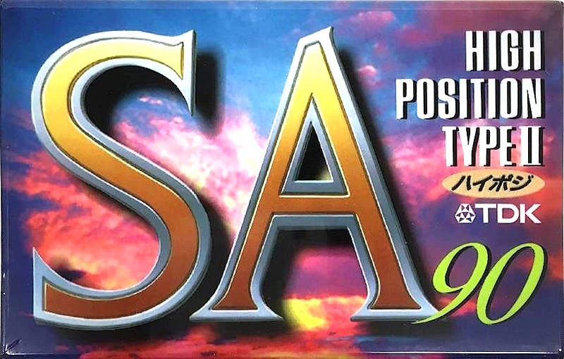 Compact Cassette TDK SA 90 "SA-90F" Type II Chrome 1994 Japan