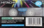Compact Cassette Hitachi DL 90 Type I Normal 1993 Europe