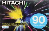 Compact Cassette Hitachi DL 90 Type I Normal 1993 Europe