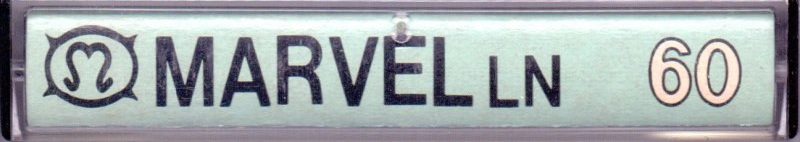 Compact Cassette Marvel 60 Type I Normal Hong Kong