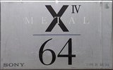 Compact Cassette Sony X IV 64 Type IV Metal 1992 Japan