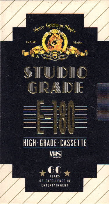 VHS, Video Home System Metro Goldwyn Mayer 180 Type I Normal 1984 UK
