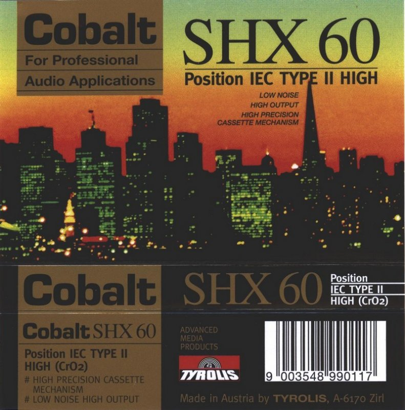 Compact Cassette Tyrolis 60 Type II Chrome Austria