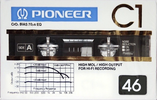 Compact Cassette Pioneer C1 46 Type II Chrome 1981 Japan