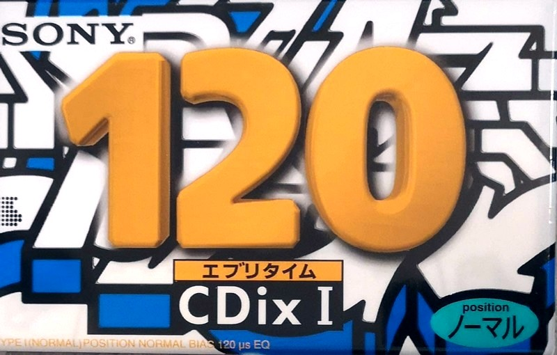 Compact Cassette Sony CDix I 120 "C-120CDX1C" Type I Normal 1995 Japan