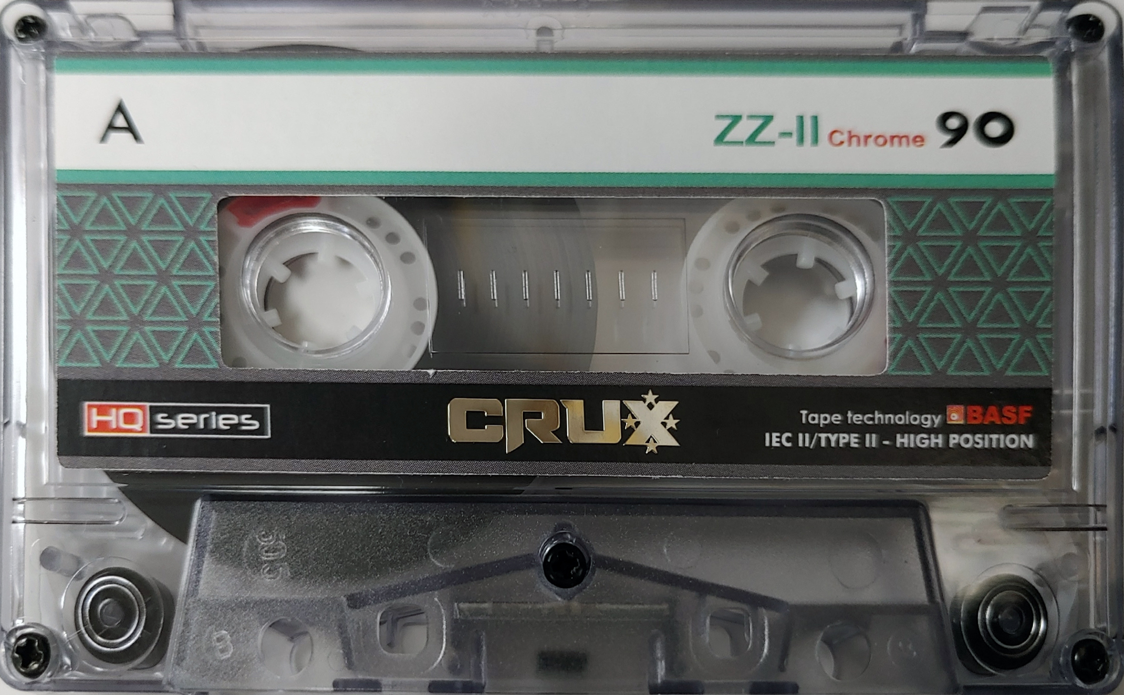 Compact Cassette CRUX ZZ 90 Type II Chrome 2025 Worldwide