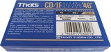 Compact Cassette Thats CD-IF 46 Type I Normal 1991 Europe
