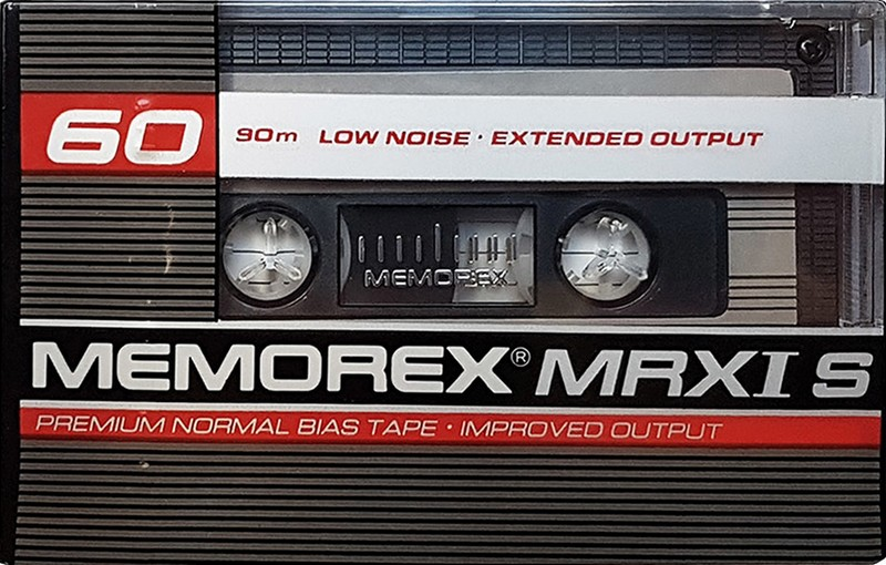 Compact Cassette Memorex MRX IS 60 Type I Normal 1987 Europe