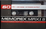 Compact Cassette Memorex MRX IS 60 Type I Normal 1987 Europe