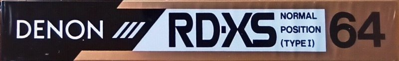 Compact Cassette Denon RD-XS 64 "RD-XS64P" Type I Normal 1990 Japan