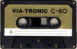 Compact Cassette Via-Tronic 60 Type II Chrome Germany