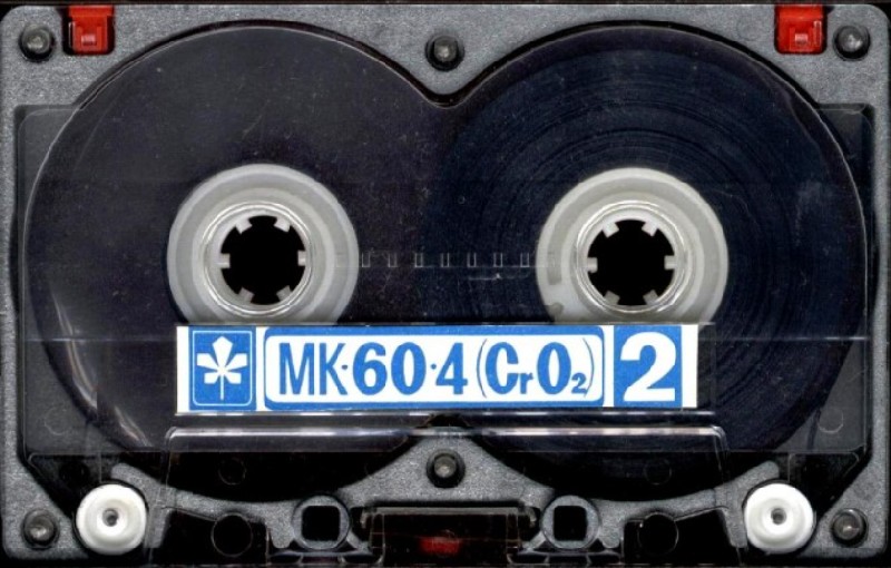 Compact Cassette Mayak MK 60-4 60 Type II Chrome USSR