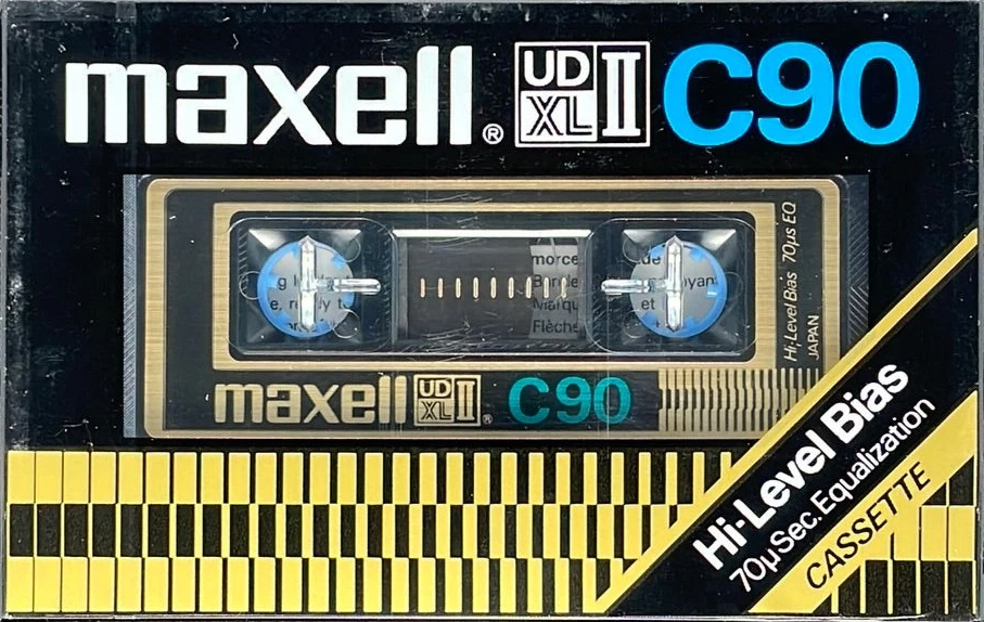 Compact Cassette Maxell UD XLII 90 Type II Chrome 1981 Europe