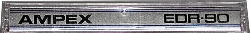 Compact Cassette Ampex EDR 90 Type I Normal 1982 Mexico