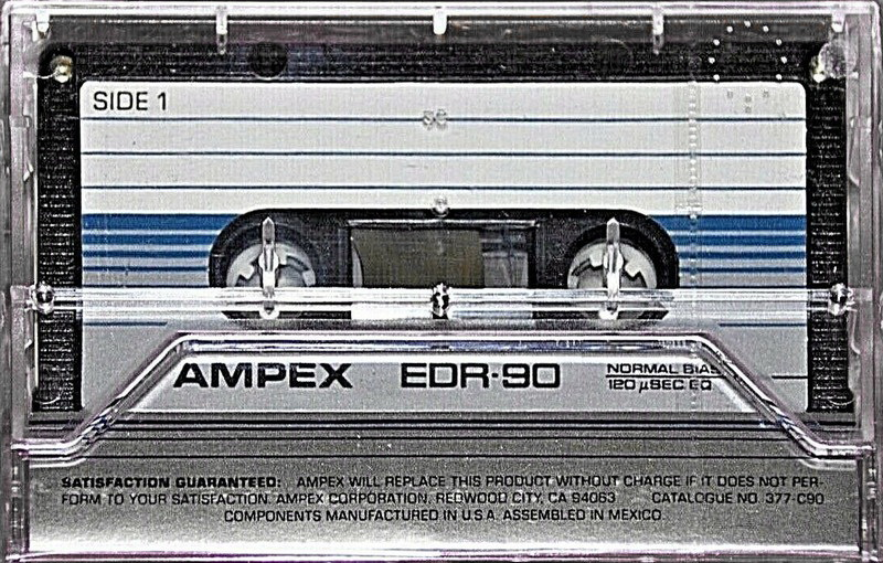 Compact Cassette Ampex EDR 90 Type I Normal 1982 Mexico