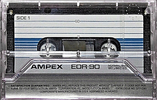 Compact Cassette Ampex EDR 90 Type I Normal 1982 Mexico