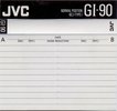 Compact Cassette JVC GI 90 "G1-90SG" Type I Normal 1990 North America