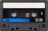 Compact Cassette JVC GI 90 "G1-90SG" Type I Normal 1990 North America