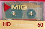 Compact Cassette MIG 60 Type II Chrome 1987 Spain