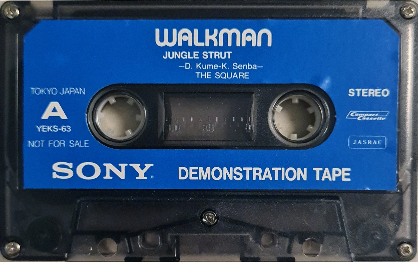 Compact Cassette Sony 30 "Walkman YEKS-63" Demonstration Tape Japan