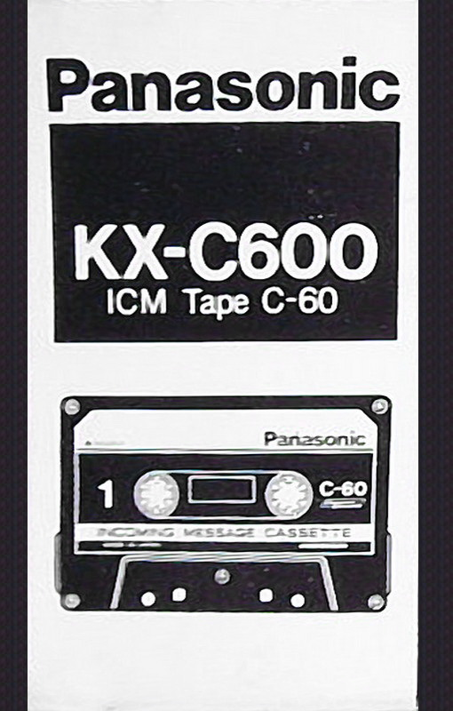 Compact Cassette Panasonic 1 "KX-C060" Endless Cassette Germany