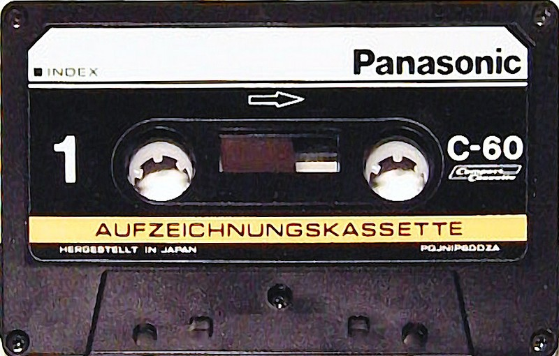 Compact Cassette Panasonic 1 "KX-C060" Endless Cassette Germany