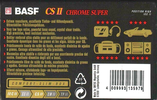 Compact Cassette BASF CS II Chrome Super 90 Type II Chrome 1995 Europe