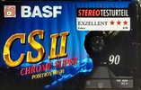 Compact Cassette BASF CS II Chrome Super 90 Type II Chrome 1995 Europe